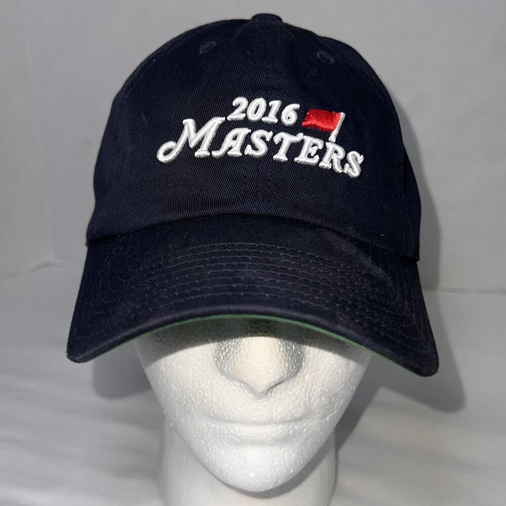 Masters x American Needle 2016 Cap Adult Size Blue Adjustable Strap Embroidered